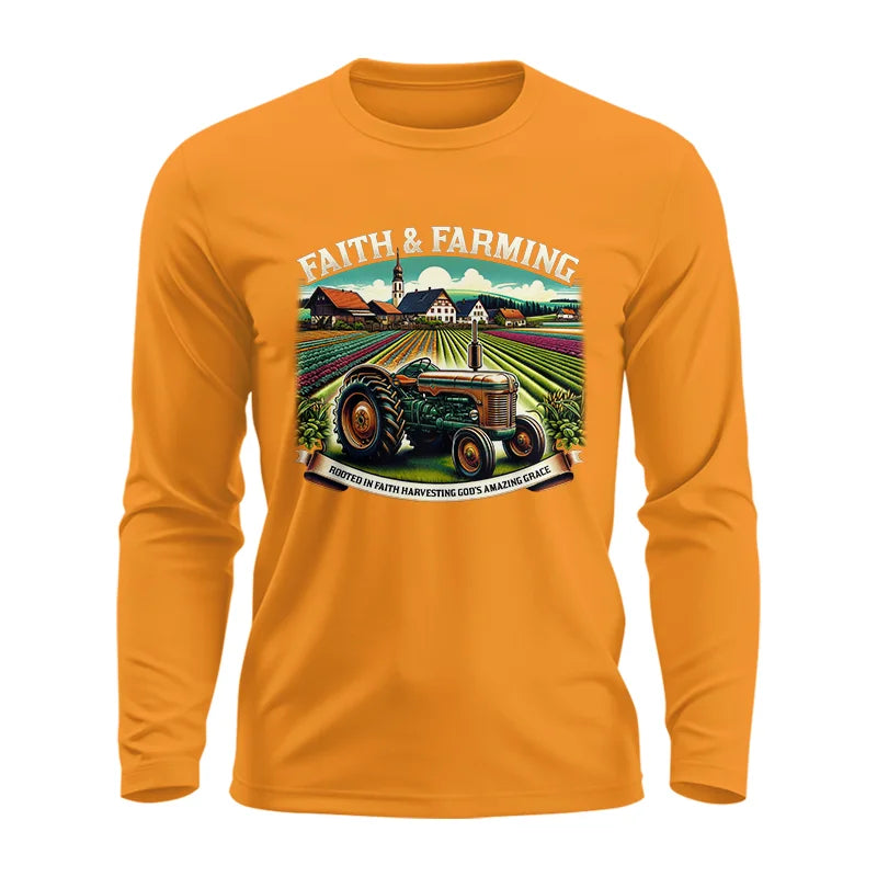 Image of Faith And Farming 4 - Unisex Ultra Cotton Long Sleeve Tee