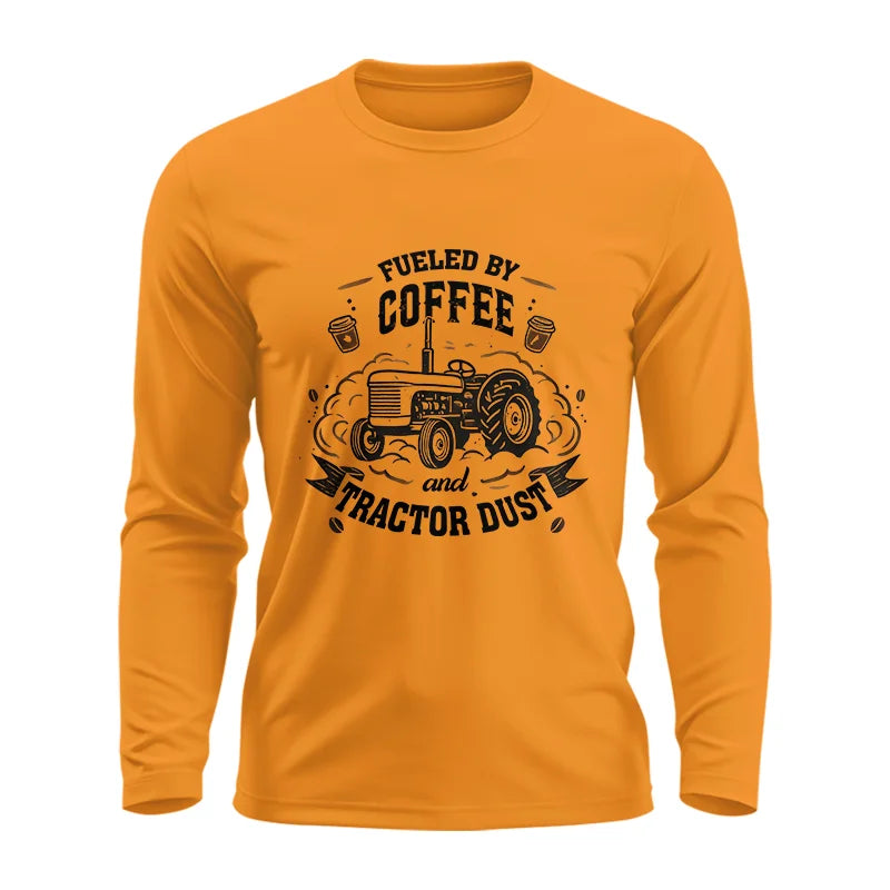 Image of Fueled By Coffee And Tractor Dust - Unisex Ultra Cotton Long Sleeve Tee