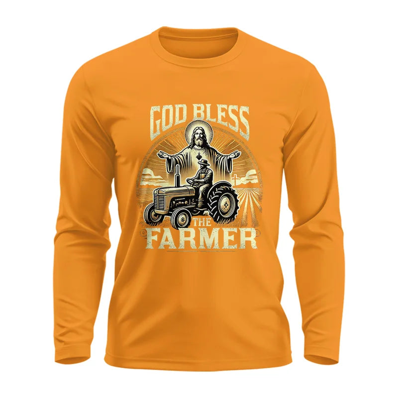 Image of God Bless The Farmer 1 - Unisex Ultra Cotton Long Sleeve Tee