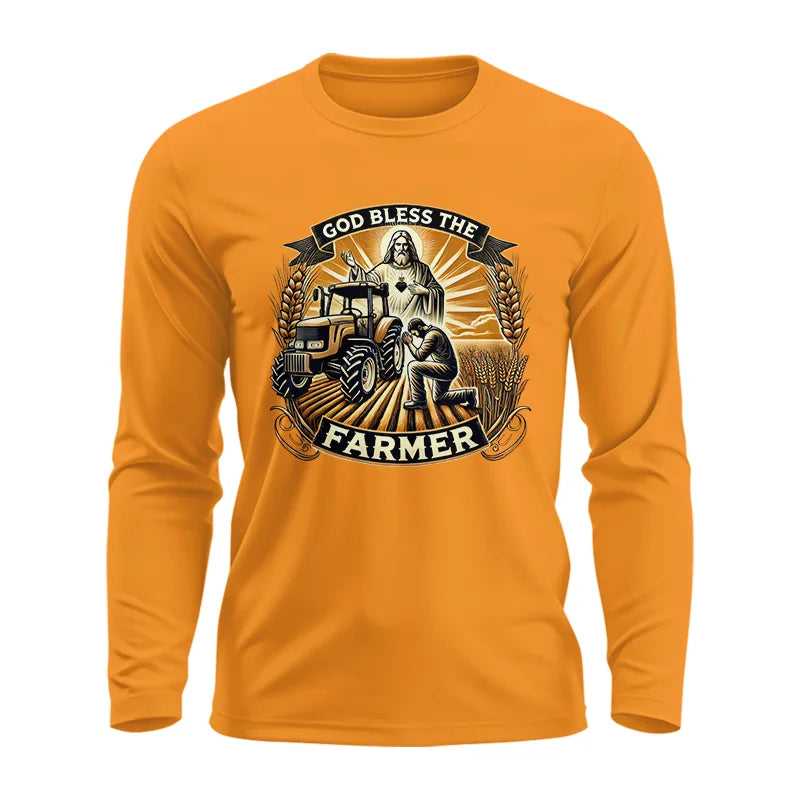 Image of God Bless The Farmer 2 - Unisex Ultra Cotton Long Sleeve Tee