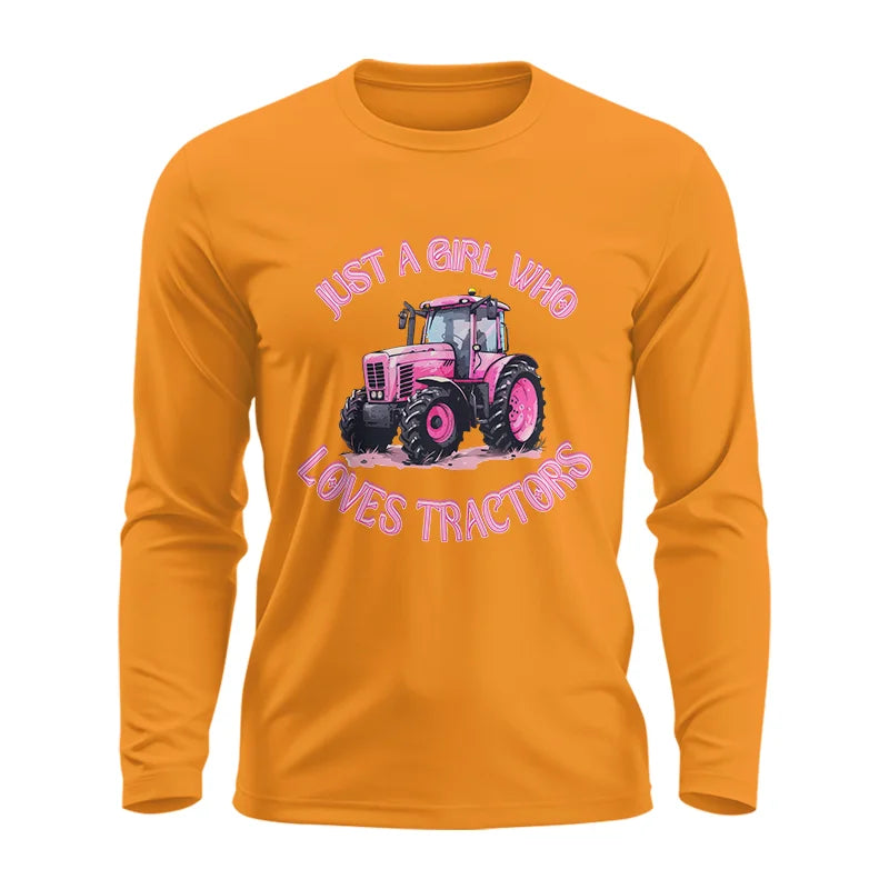 Just A Girl Who Loves Tractors 1 - Unisex Ultra Cotton Long Sleeve Tee