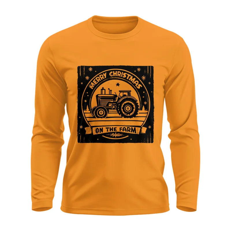 Merry Chritmas On The Farm 5 - Unisex Ultra Cotton Long Sleeve Tee