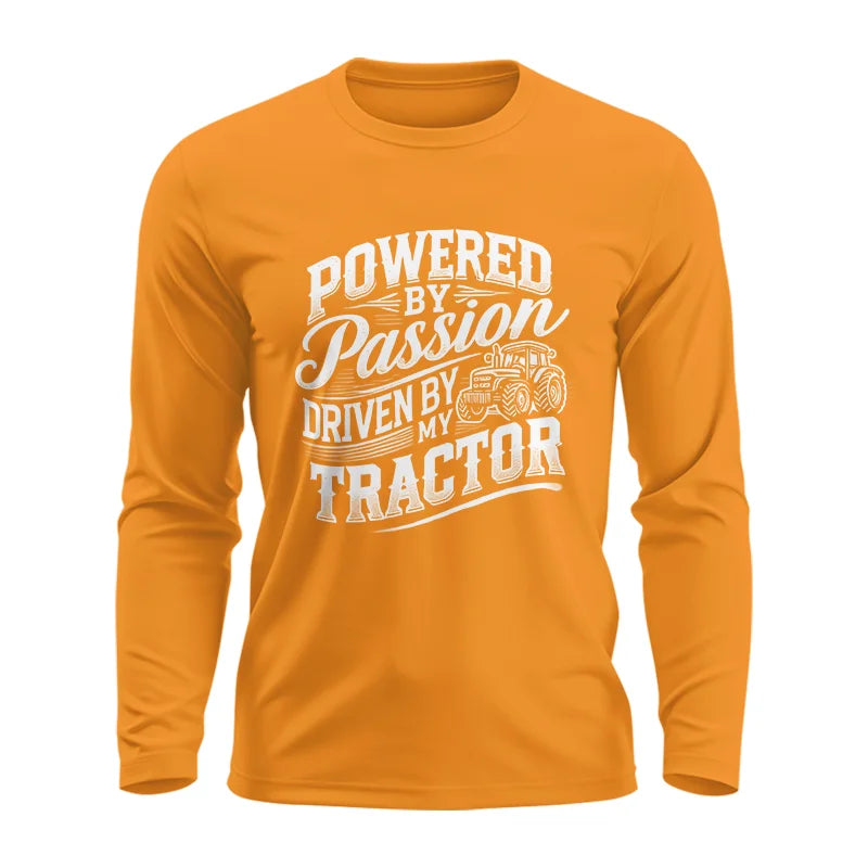 Image of Powered By Passion Driven By My Tractor 2 - Unisex Ultra Cotton Long Sleeve Tee