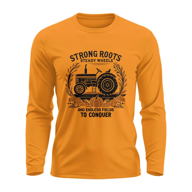 Thanksgiving Farmer Endless Fields To Conquer 3 - Unisex Ultra Cotton Long Sleeve Tee