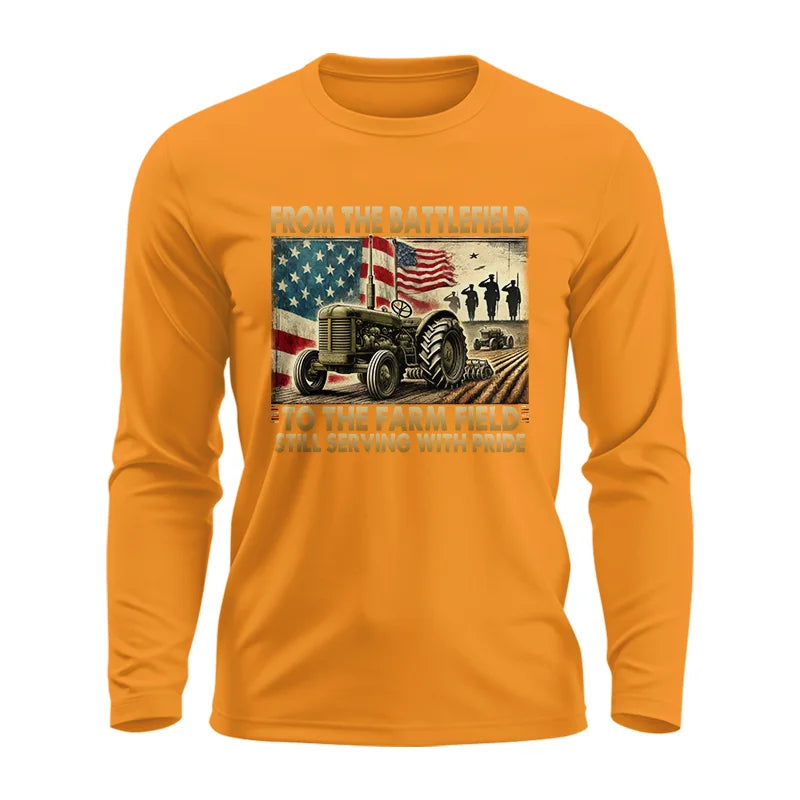 Veteran Farmer From The Battlefield To The Farm Field 1 - Unisex Ultra Cotton Long Sleeve Tee