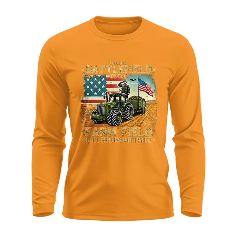 Veteran Farmer From The Battlefield To The Farm Field 2 - Unisex Ultra Cotton Long Sleeve Tee