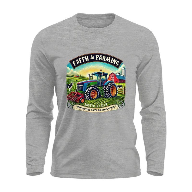 Image of Faith And Farming 2 - Unisex Ultra Cotton Long Sleeve Tee