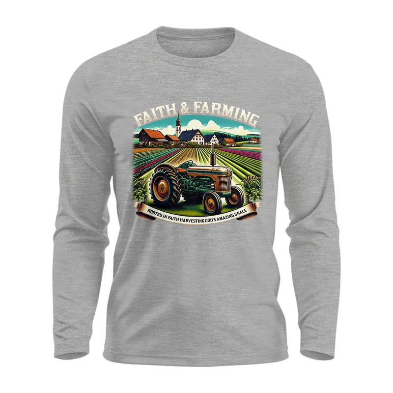 Image of Faith And Farming 4 - Unisex Ultra Cotton Long Sleeve Tee