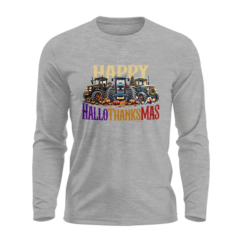 Happy HalloThanksMas - Unisex Ultra Cotton Long Sleeve Tee