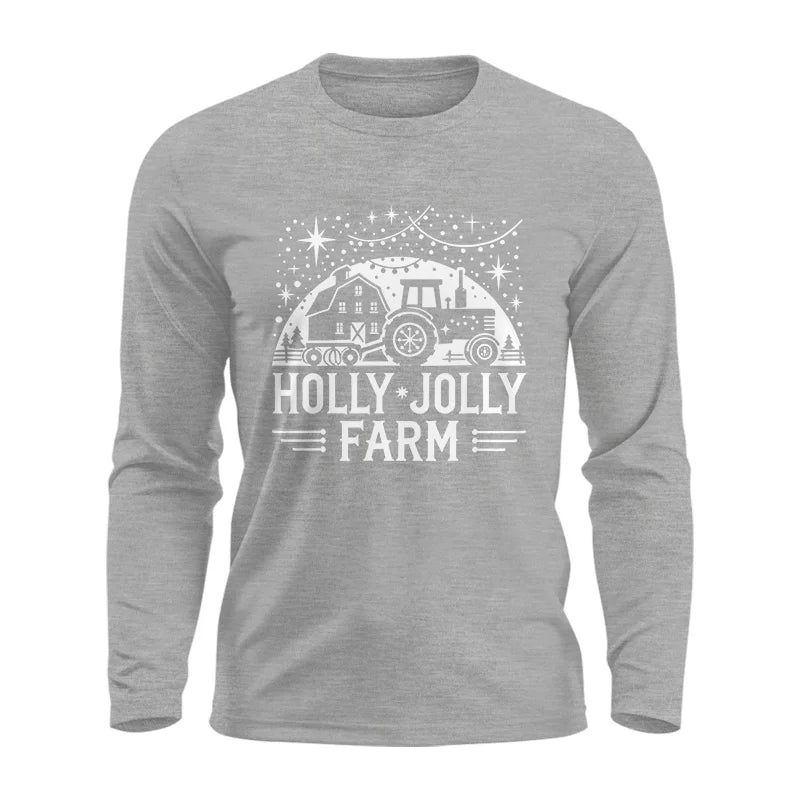 Holly Jolly Farm 2 - Unisex Ultra Cotton Long Sleeve Tee