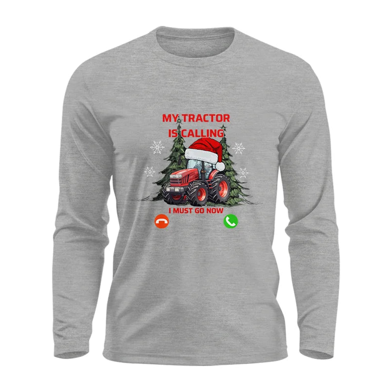 Image of My Tractor Is Calling 2 - Unisex Ultra Cotton Long Sleeve Tee