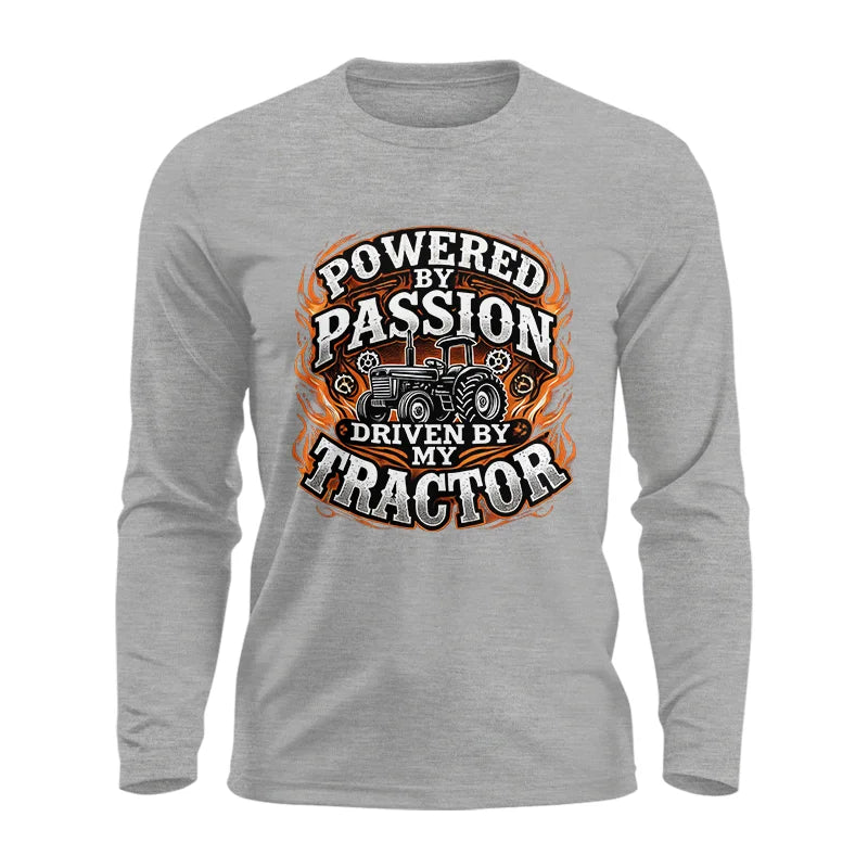 Image of Powered By Passion Driven By My Tractor 5 - Unisex Ultra Cotton Long Sleeve Tee