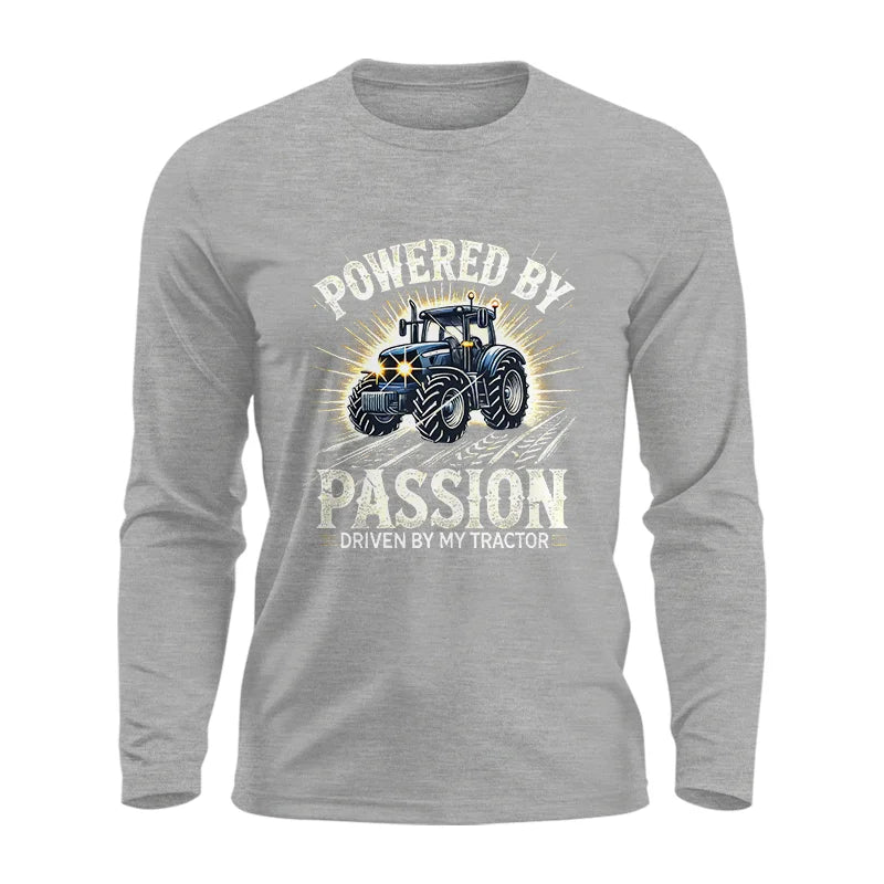 Powered By Passion Driven By My Tractor - Unisex Ultra Cotton Long Sleeve Tee