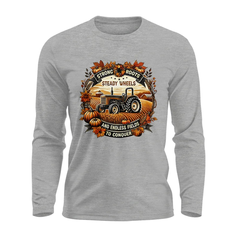 Thanksgiving Farmer Endless Fields To Conquer 1 - Unisex Ultra Cotton Long Sleeve Tee