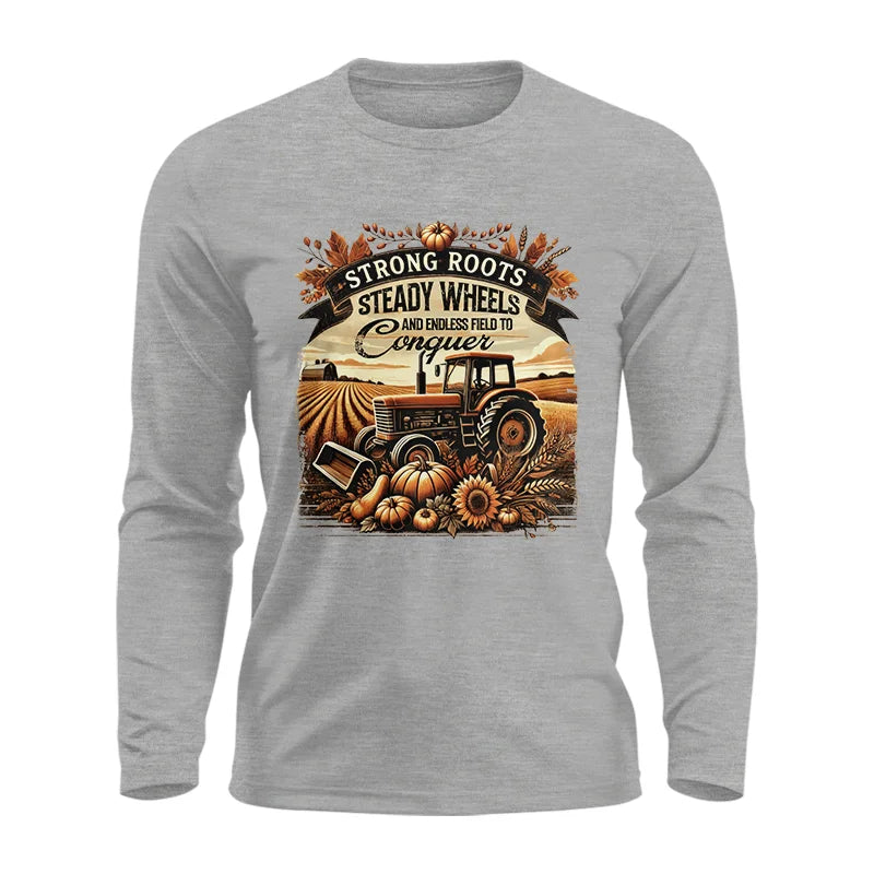 Thanksgiving Farmer Endless Fields To Conquer 2 - Unisex Ultra Cotton Long Sleeve Tee