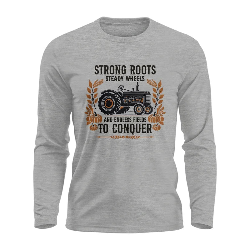 Image of Thanksgiving Farmer Endless Fields To Conquer 5 - Unisex Ultra Cotton Long Sleeve Tee