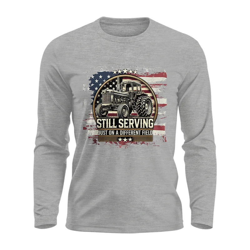 Image of Veteran Farmer Still Serving 1 - Unisex Ultra Cotton Long Sleeve Tee