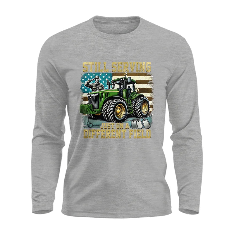 Image of Veteran Farmer Still Serving 3 - Unisex Ultra Cotton Long Sleeve Tee