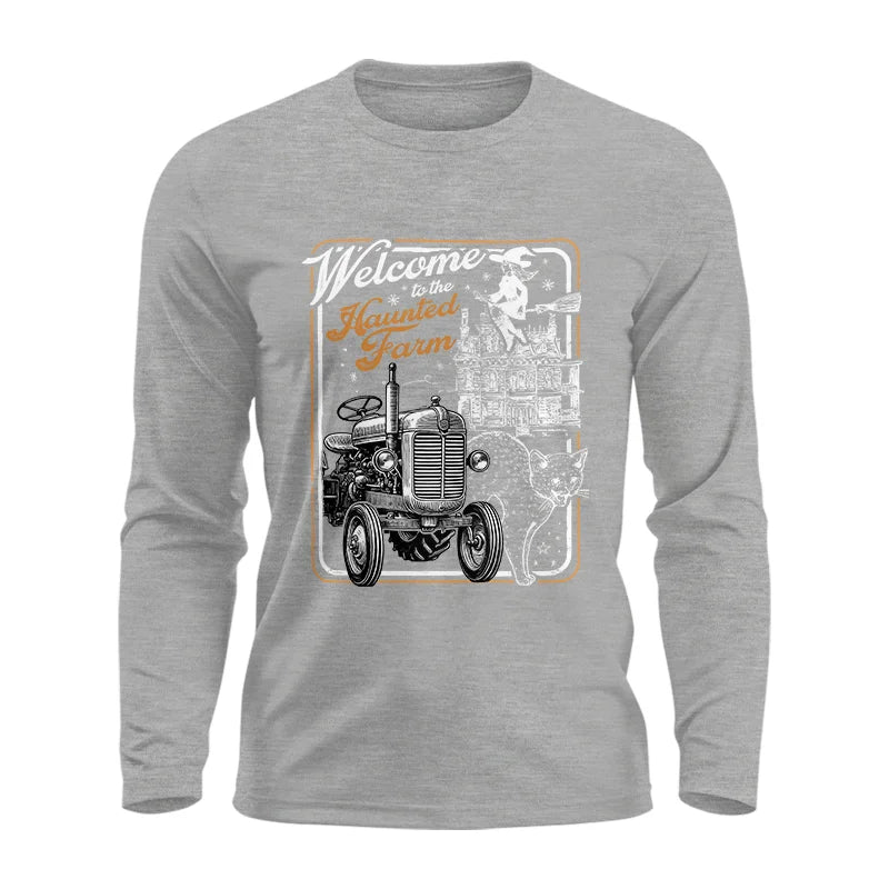 Image of Welcome To The Haunted Farm 2 - Unisex Ultra Cotton Long Sleeve Tee