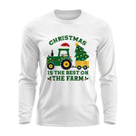 Christmas Is The Best On The Farm - Unisex Ultra Cotton Long Sleeve Tee