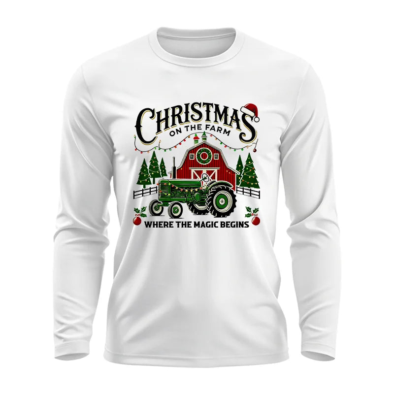 Christmas on the Farm Where the Magic Begins! 5 - Unisex Ultra Cotton Long Sleeve Tee