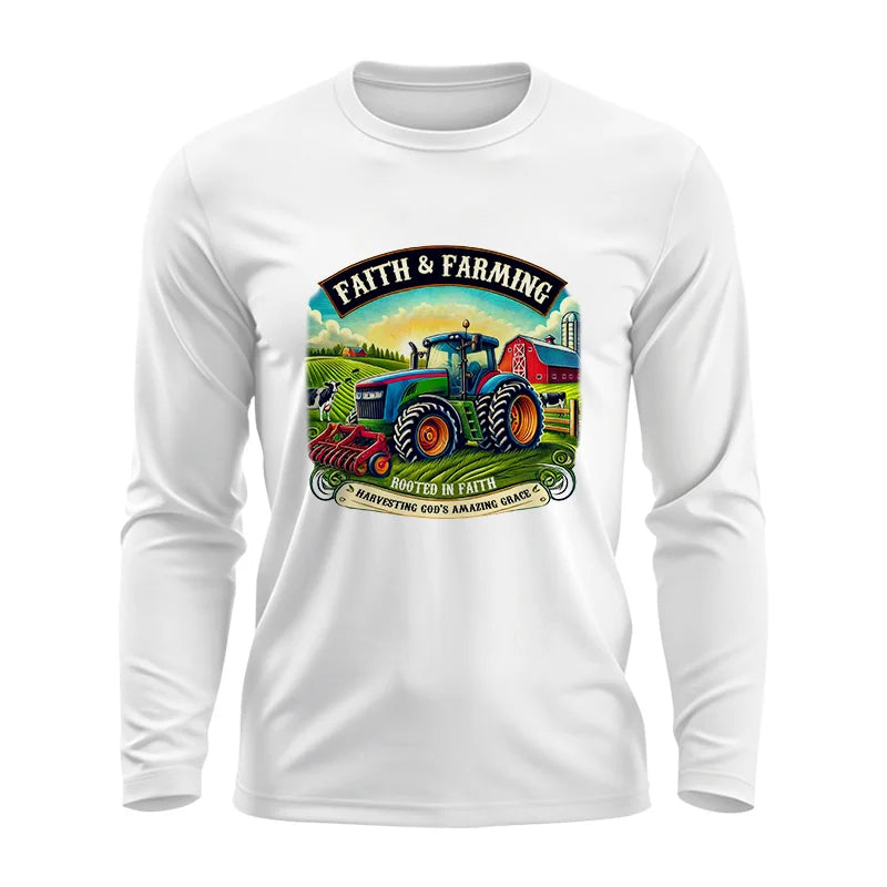 Image of Faith And Farming 2 - Unisex Ultra Cotton Long Sleeve Tee