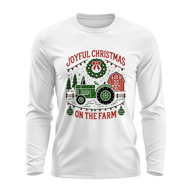 Joyful Christmas On The Farm 3 - Unisex Ultra Cotton Long Sleeve Tee