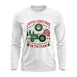 Joyful Christmas On The Farm 3 - Unisex Ultra Cotton Long Sleeve Tee