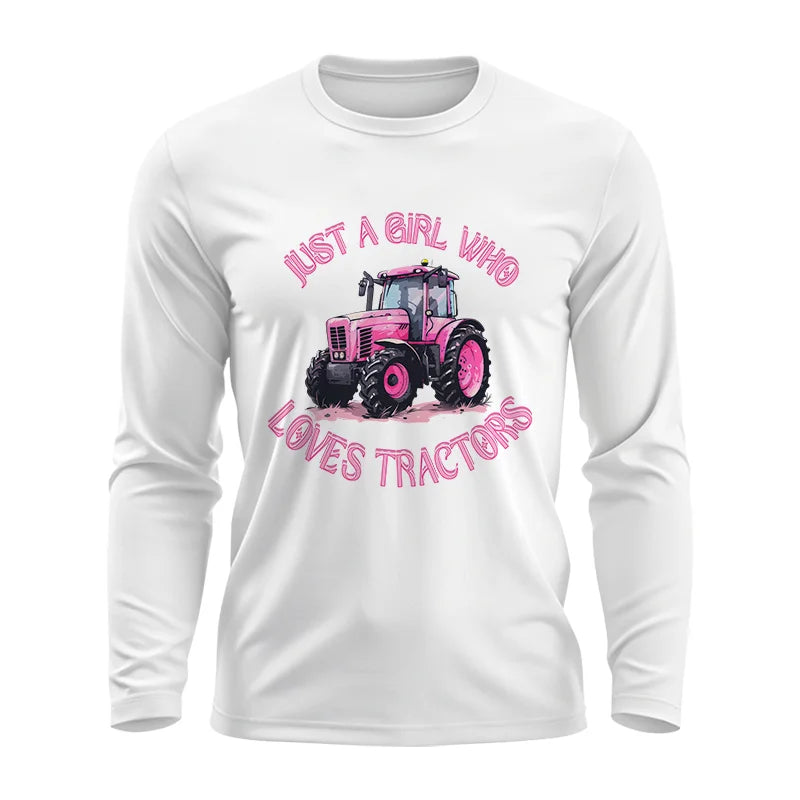 Just A Girl Who Loves Tractors 1 - Unisex Ultra Cotton Long Sleeve Tee