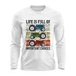 Life Is Full Of Important Choices 3 - Unisex Ultra Cotton Long Sleeve Tee