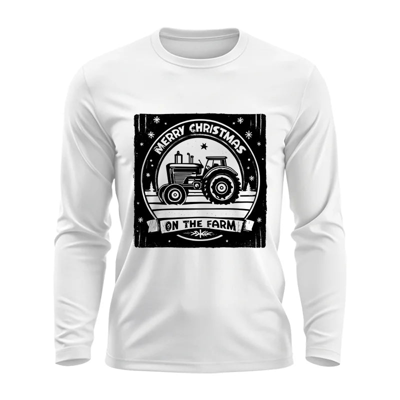 Merry Chritmas On The Farm 5 - Unisex Ultra Cotton Long Sleeve Tee