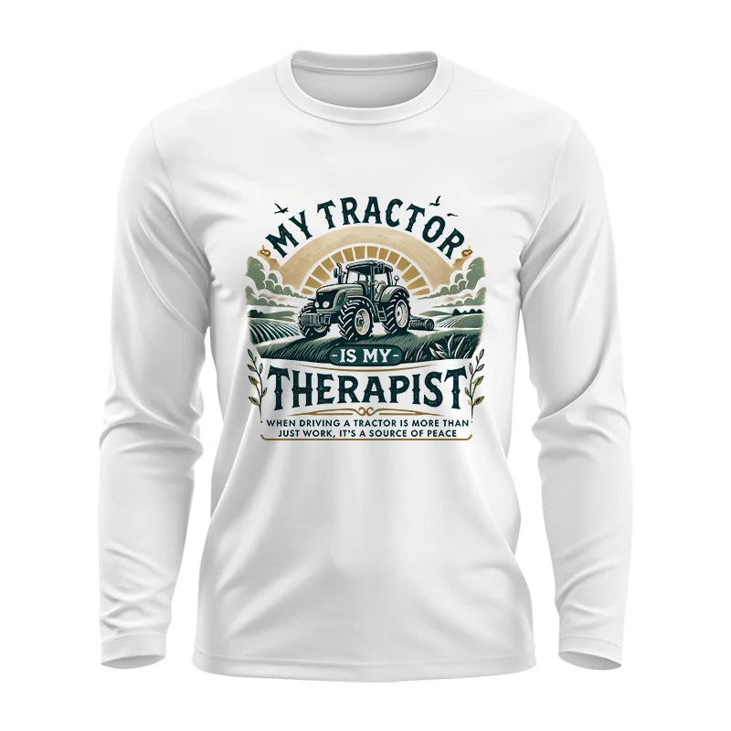 My Tractor Is My Therapist - Unisex Ultra Cotton Long Sleeve Tee