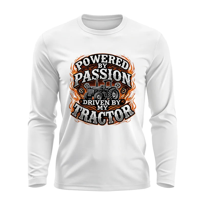 Image of Powered By Passion Driven By My Tractor 5 - Unisex Ultra Cotton Long Sleeve Tee