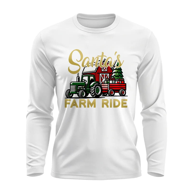 Image of Santa's Farm Ride 2 - Unisex Ultra Cotton Long Sleeve Tee