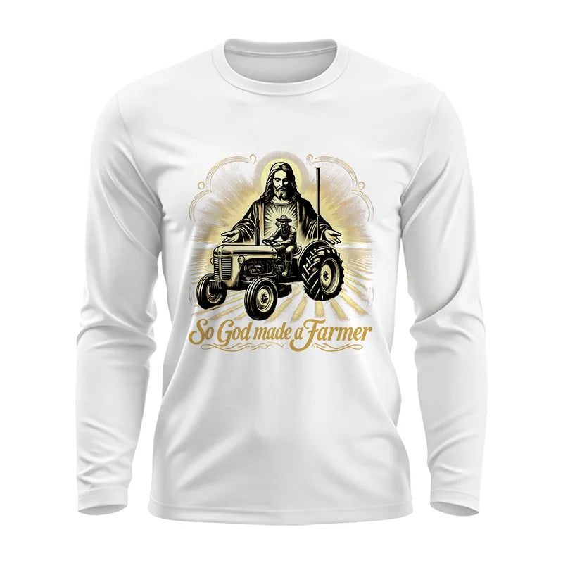 So God Made A Farmer 2 - Unisex Ultra Cotton Long Sleeve Tee