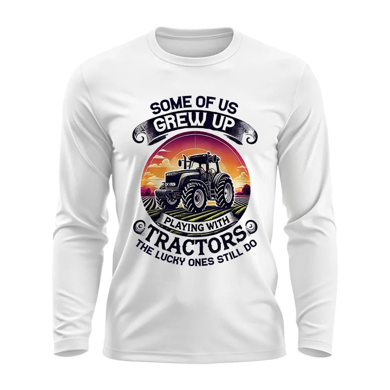 Image of Some Of Us Grew Up Playing With Tractors 4 - Unisex Ultra Cotton Long Sleeve Tee