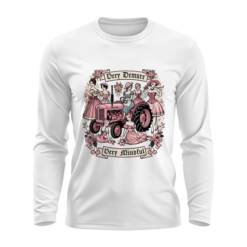 Very Demure Very Mindful Tractor - Unisex Ultra Cotton Long Sleeve Tee