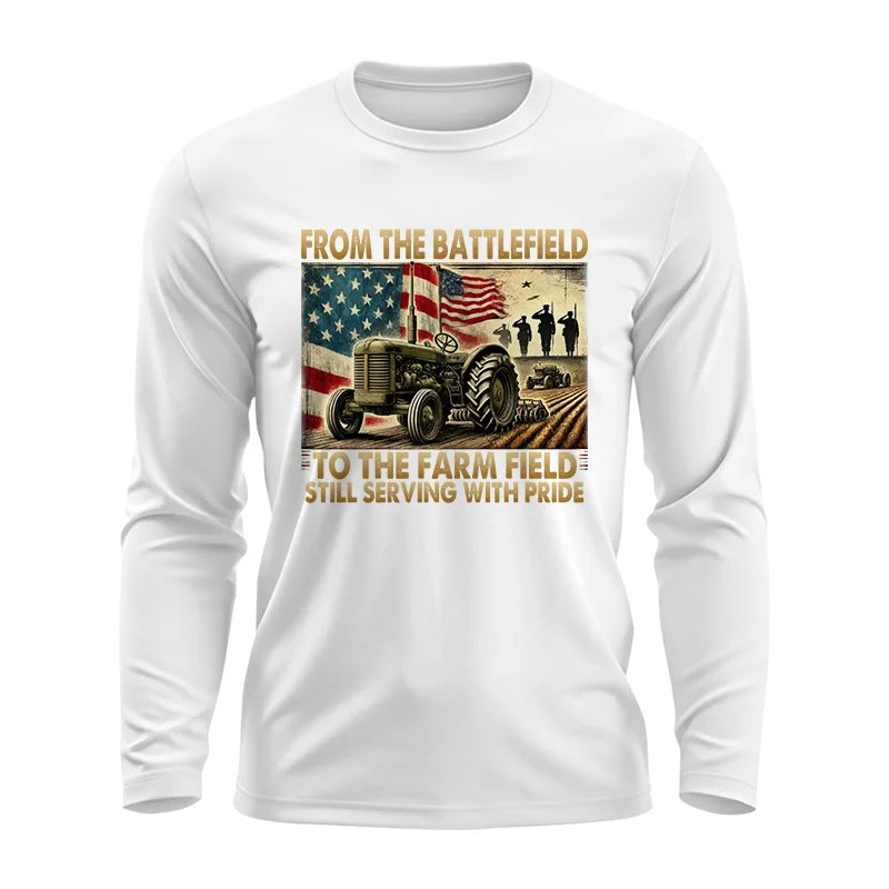 Veteran Farmer From The Battlefield To The Farm Field 1 - Unisex Ultra Cotton Long Sleeve Tee