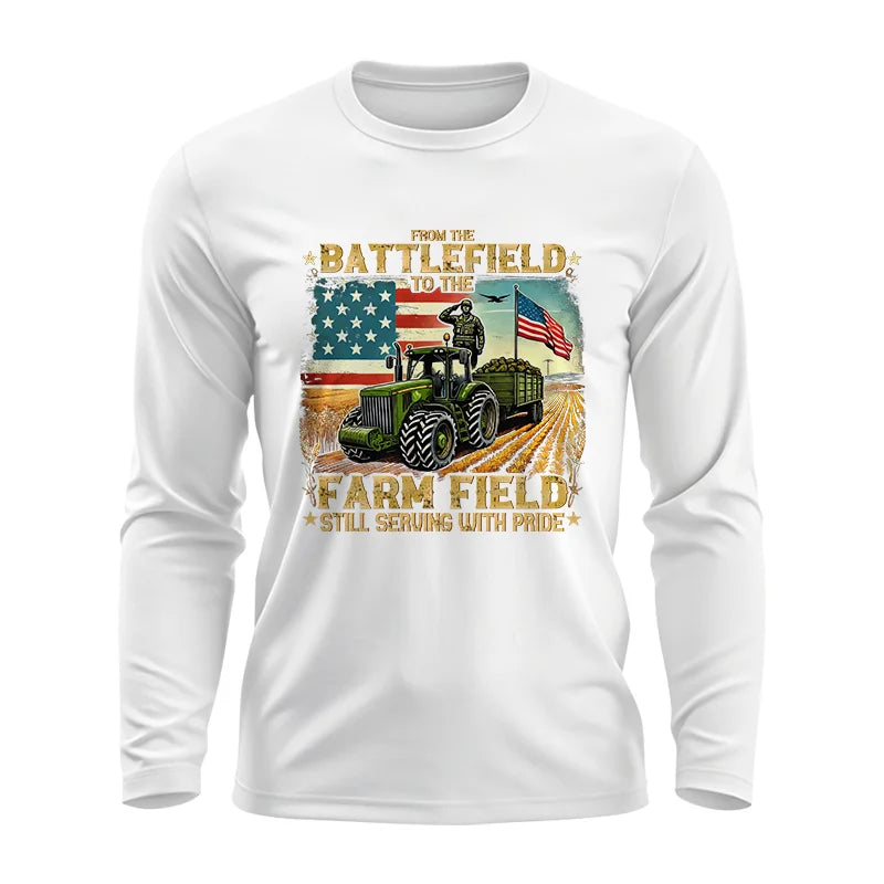 Veteran Farmer From The Battlefield To The Farm Field 2 - Unisex Ultra Cotton Long Sleeve Tee