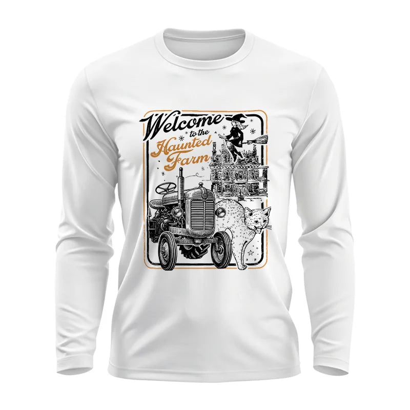 Image of Welcome To The Haunted Farm 1 - Unisex Ultra Cotton Long Sleeve Tee