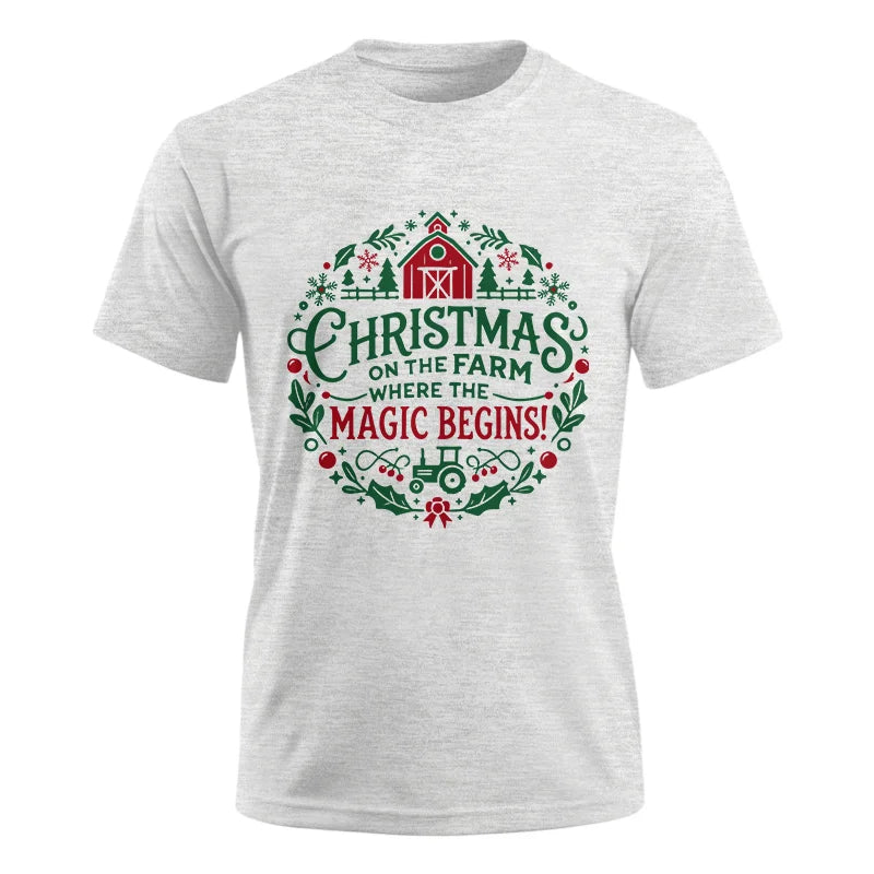 Christmas on the Farm Where the Magic Begins! 2 - Unisex Ultra Cotton Tee