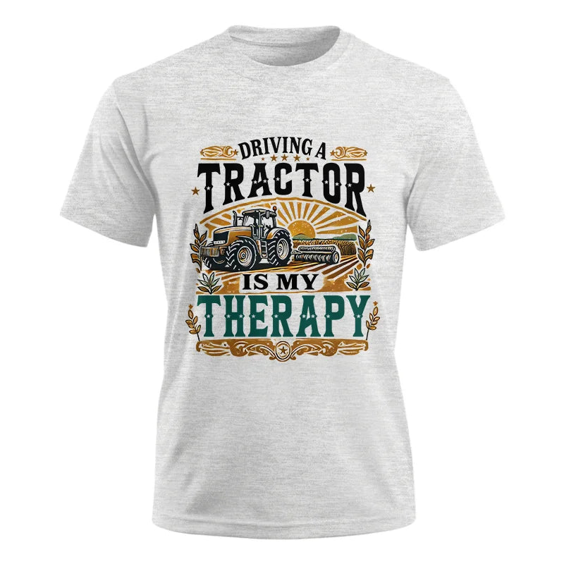 Driving A Tractor Is My Therapy - Unisex Ultra Cotton Tee