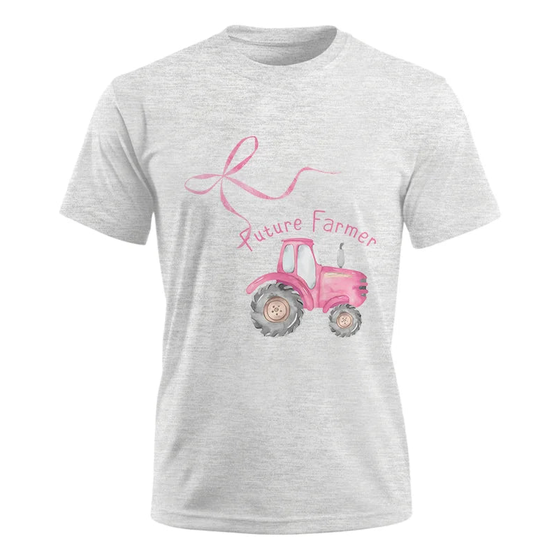 Image of Pink Bow Cute Tractor - Unisex Ultra Cotton Tee