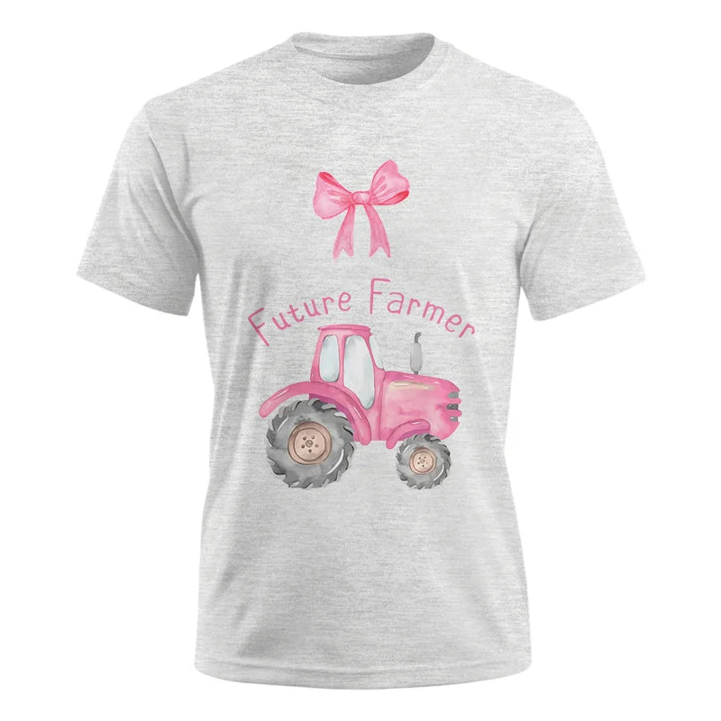 Image of Pink Tractor For Future Farmer - Unisex Ultra Cotton Tee