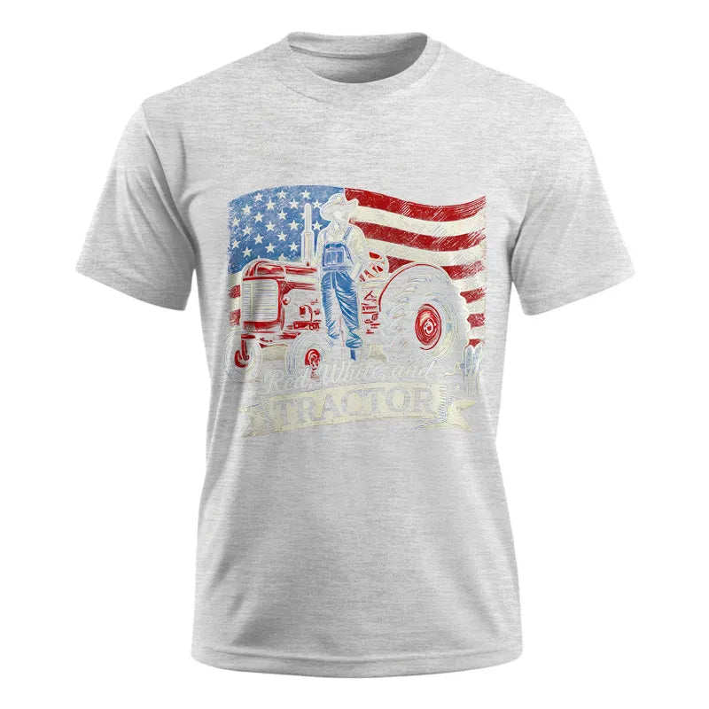 Red White And Tractor - Unisex Ultra Cotton Tee