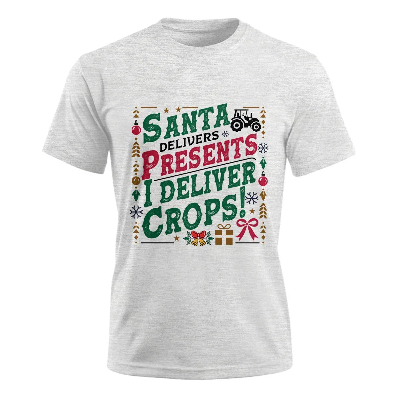 Image of Santa Deliver Present I Deliver Crops! - Unisex Ultra Cotton Tee