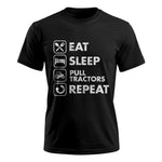 Eat Sleep Pull Tractors Repeat - Unisex Ultra Cotton Tee