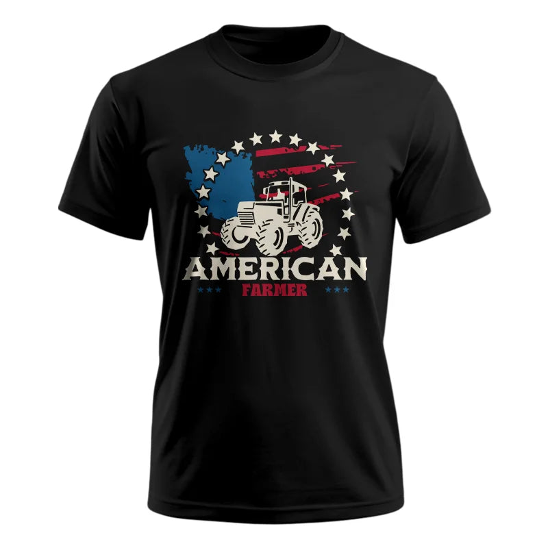 Image of Proud To Be An American Farmer Citizen Veteran - Unisex Ultra Cotton Tee