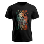 Tractor Halloween Farmer By Day Witch By Night - Unisex Ultra Cotton Tee