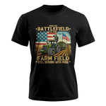 Veteran Farmer From The Battlefield To The Farm Field 2 - Unisex Ultra Cotton Tee